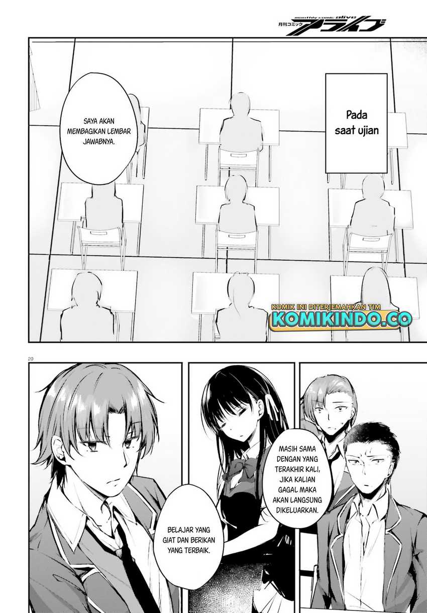 Youkoso Jitsuryoku Shijou Shugi no Kyoushitsu e √Horikita Chapter 06 Gambar 22