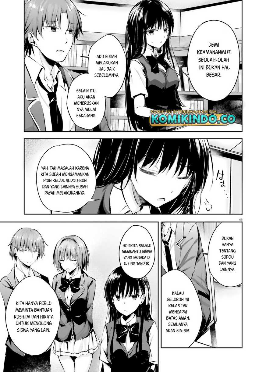 Youkoso Jitsuryoku Shijou Shugi no Kyoushitsu e √Horikita Chapter 06 Gambar 7