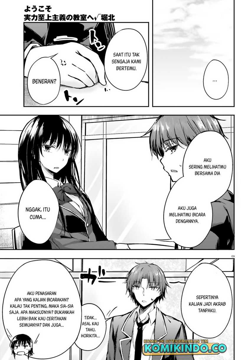 Youkoso Jitsuryoku Shijou Shugi no Kyoushitsu e √Horikita Chapter 05 Gambar 10