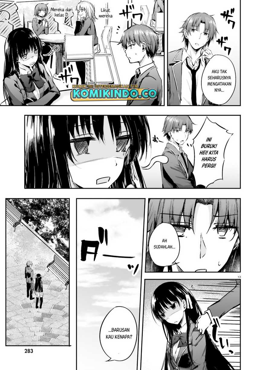 Youkoso Jitsuryoku Shijou Shugi no Kyoushitsu e √Horikita Chapter 05 Gambar 14