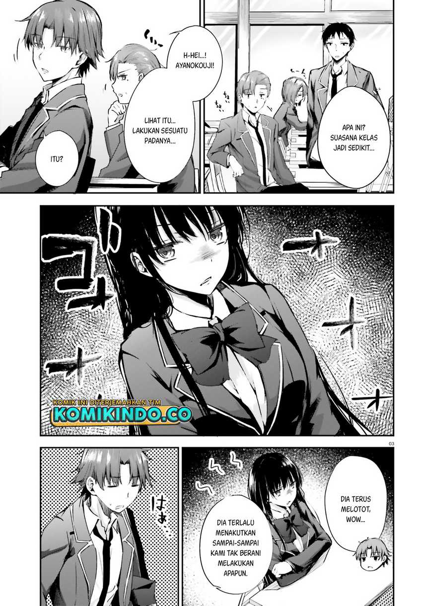 Youkoso Jitsuryoku Shijou Shugi no Kyoushitsu e √Horikita Chapter 05 Gambar 4