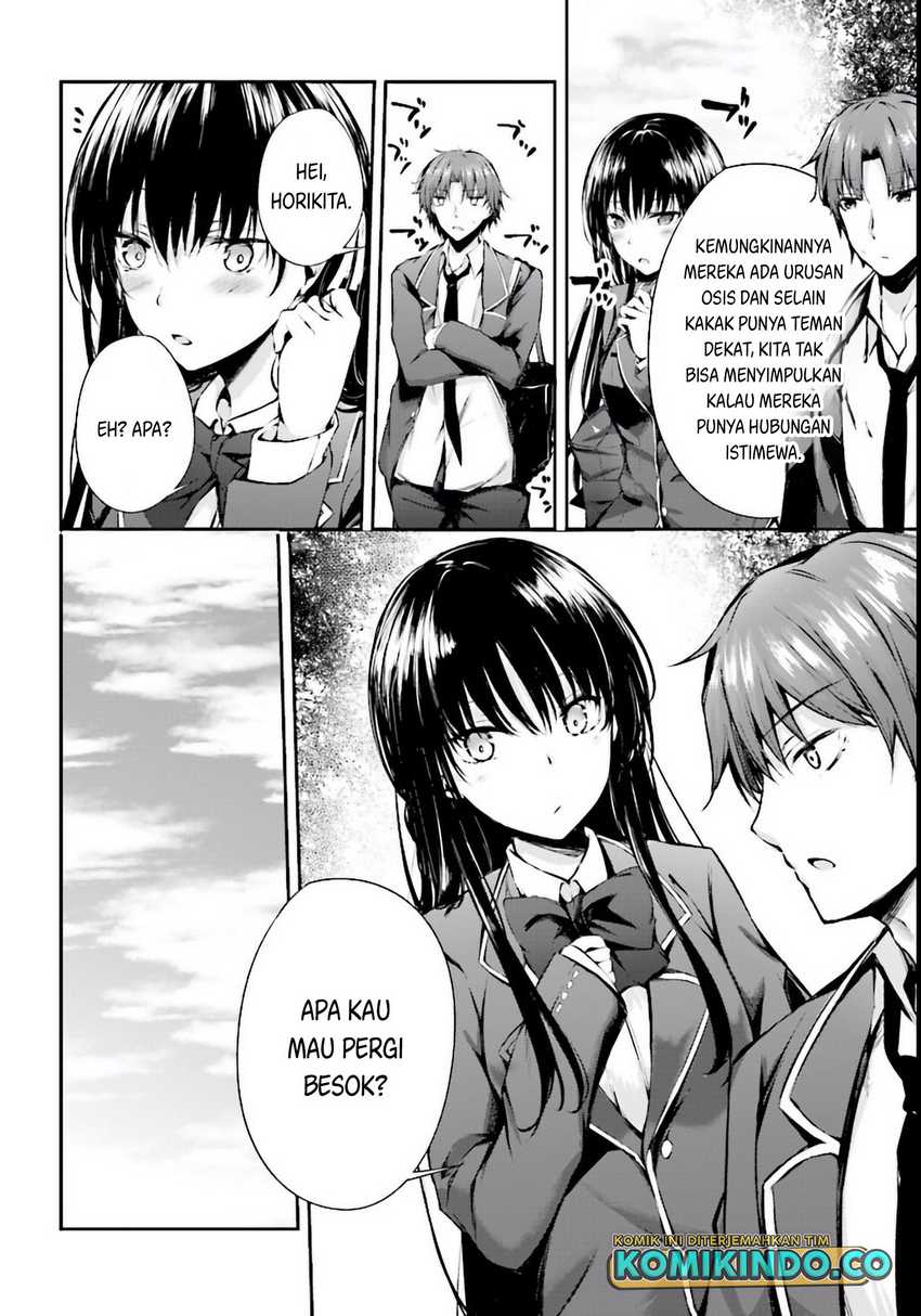Youkoso Jitsuryoku Shijou Shugi no Kyoushitsu e √Horikita Chapter 04 Gambar 13