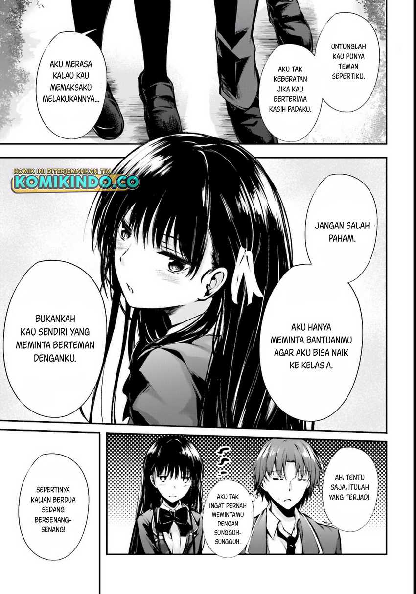 Youkoso Jitsuryoku Shijou Shugi no Kyoushitsu e √Horikita Chapter 03 Gambar 24