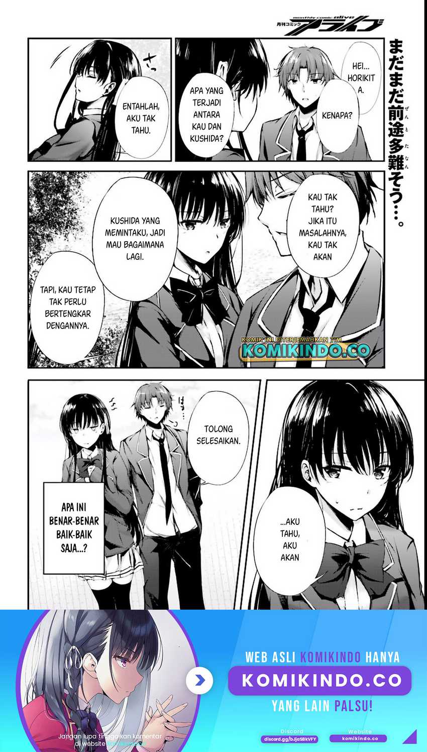 Youkoso Jitsuryoku Shijou Shugi no Kyoushitsu e √Horikita Chapter 03 Gambar 29