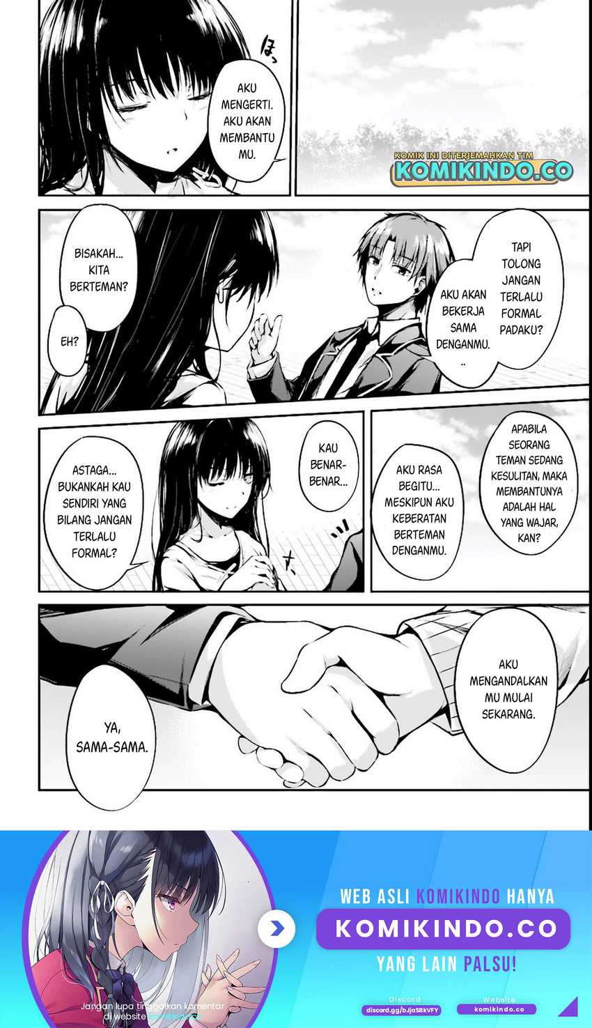 Youkoso Jitsuryoku Shijou Shugi no Kyoushitsu e √Horikita Chapter 01 Gambar 30