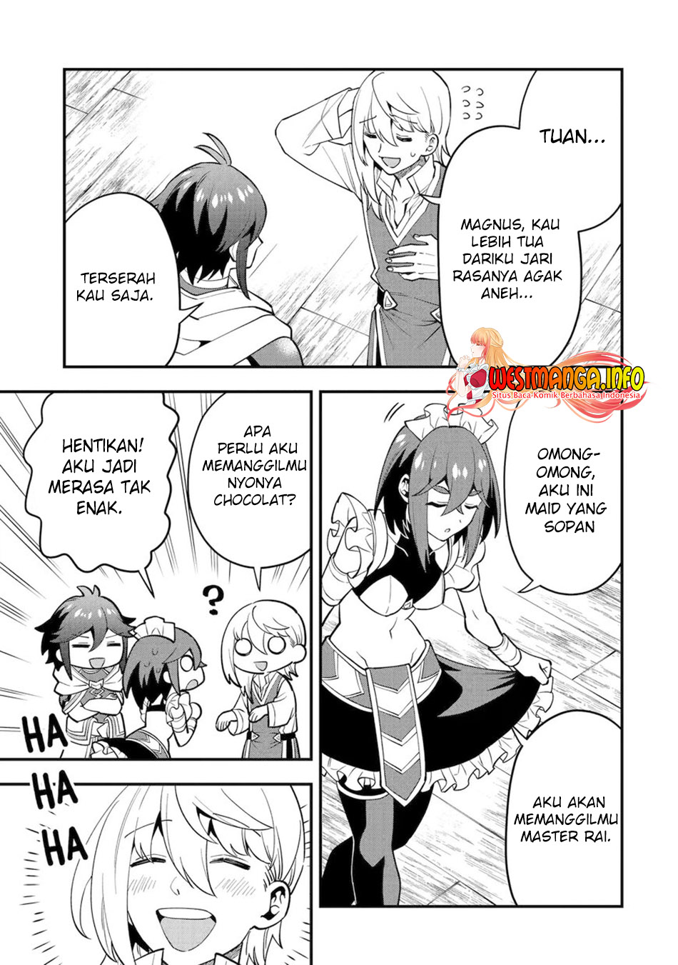 Kouryakuhon o Kushi Suru Saikyou no Mahoutsukai ~”meirei sa sero” to wa Iwa Senai Oreryuu Mao Tobatsu Saizen Ruuto ~ Chapter 45.1 Gambar 17