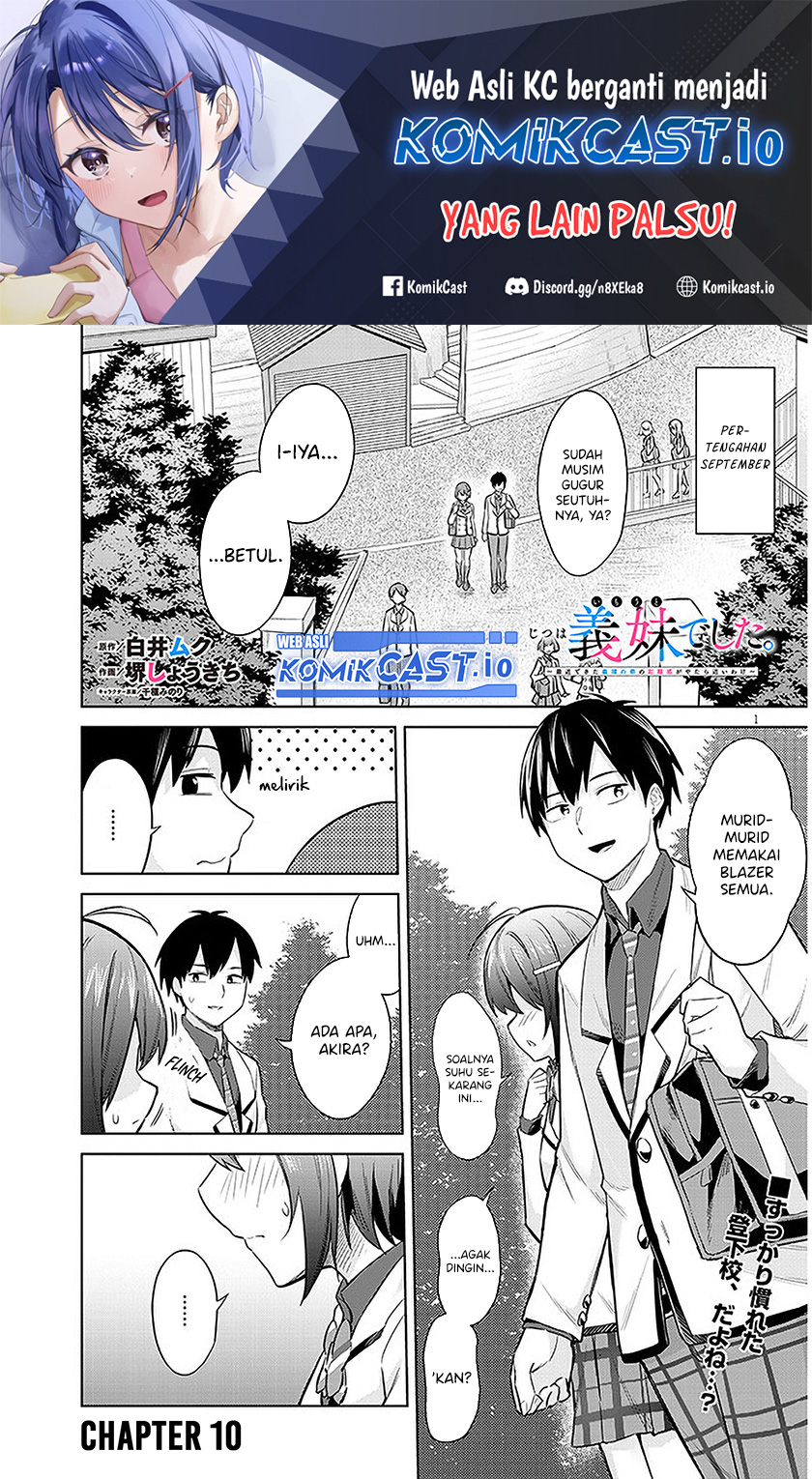 Baca Manga Jitsu wa Gimai (Imouto) deshita. ~Saikin de Kitagiri no Otouto no Kyorikan ga Yatara Chikaiwake~ Chapter 10 Gambar 2
