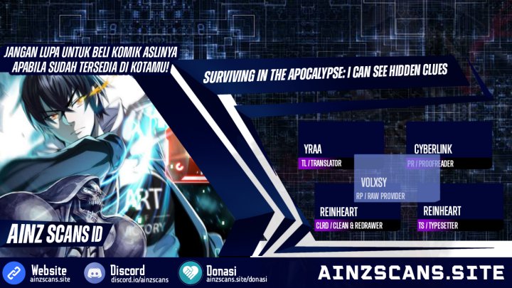 Komik Surviving in the Apocalypse: I Can See Hidden Clues Chapter 07 gambar nomor 1