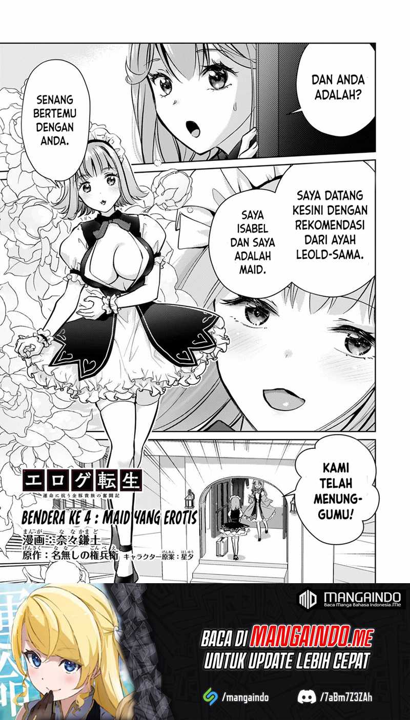 Baca Manga Eroge Tensei Unmei ni Aragau Kane Buta Kizoku no Funtouki Chapter 04 Gambar 2