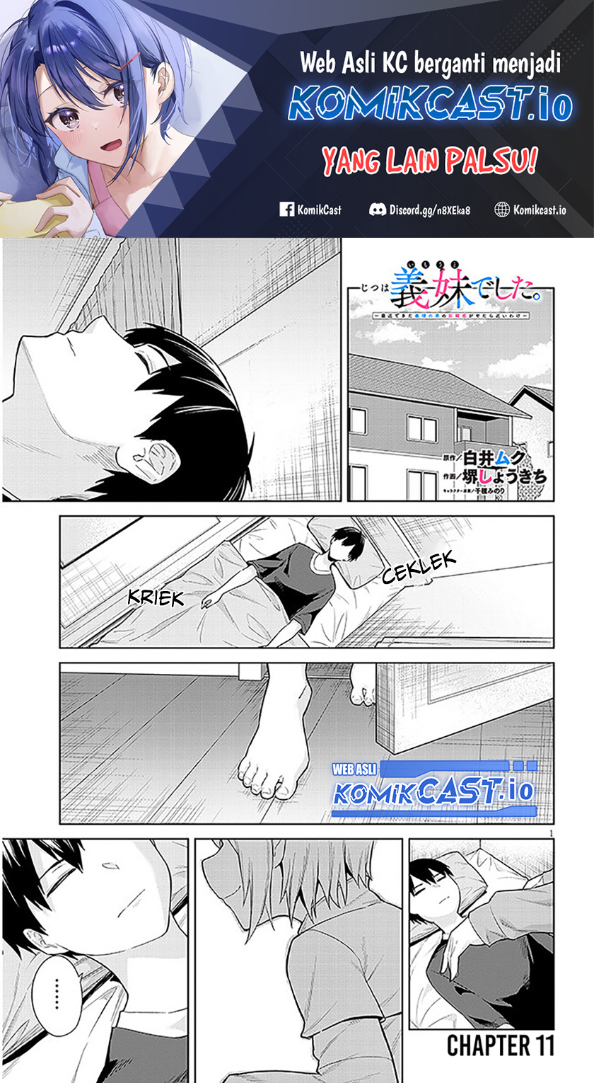 Baca Manga Jitsu wa Gimai (Imouto) deshita. ~Saikin de Kitagiri no Otouto no Kyorikan ga Yatara Chikaiwake~ Chapter 11 Gambar 2