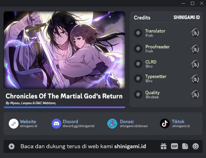 Baca Komik Chronicles Of The Martial God’s Chapter 59 Gambar 1