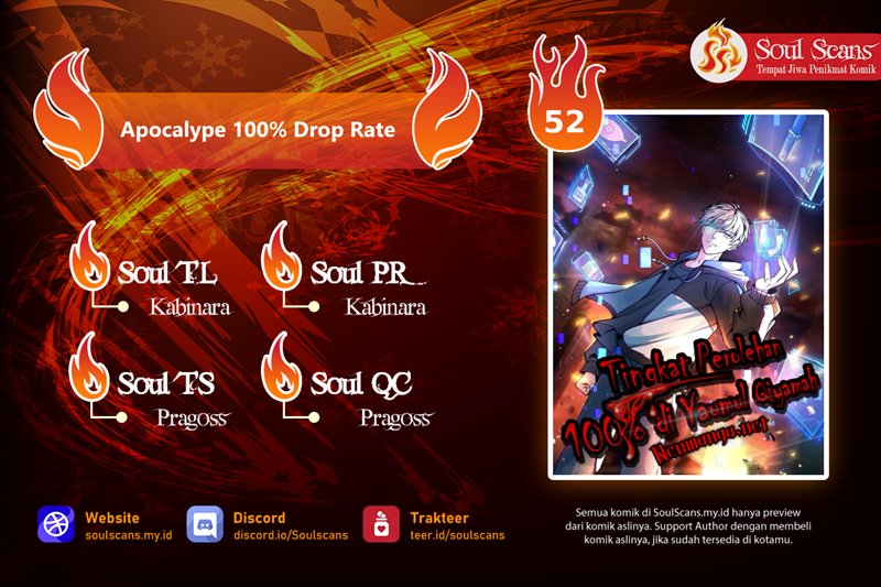 Baca Komik Apocalypse 100% Drop Rate Chapter 52 Gambar 1