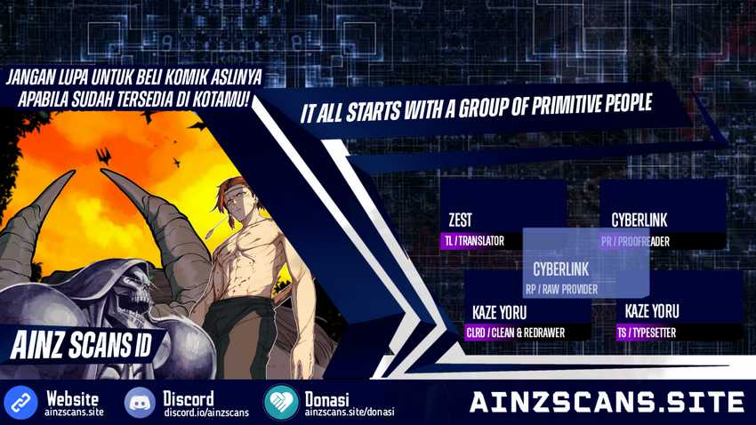 Baca Komik It All Starts With A Group Of Primitive People Chapter 09 Gambar 1