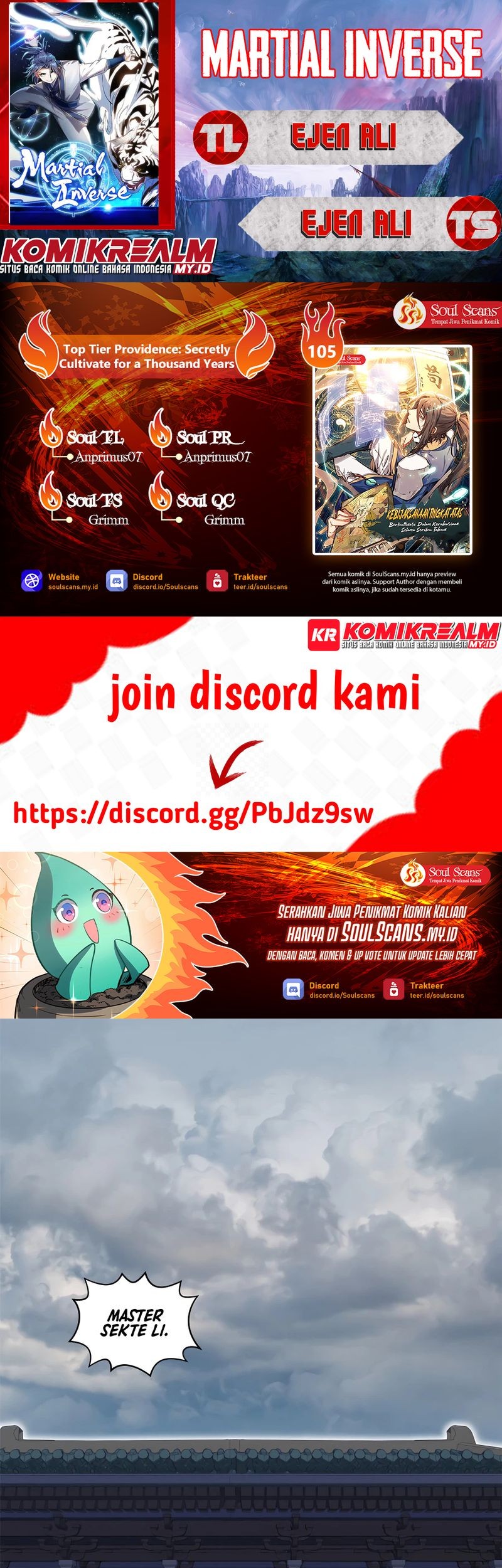 Baca Komik Martial Inverse Chapter 105 Gambar 1