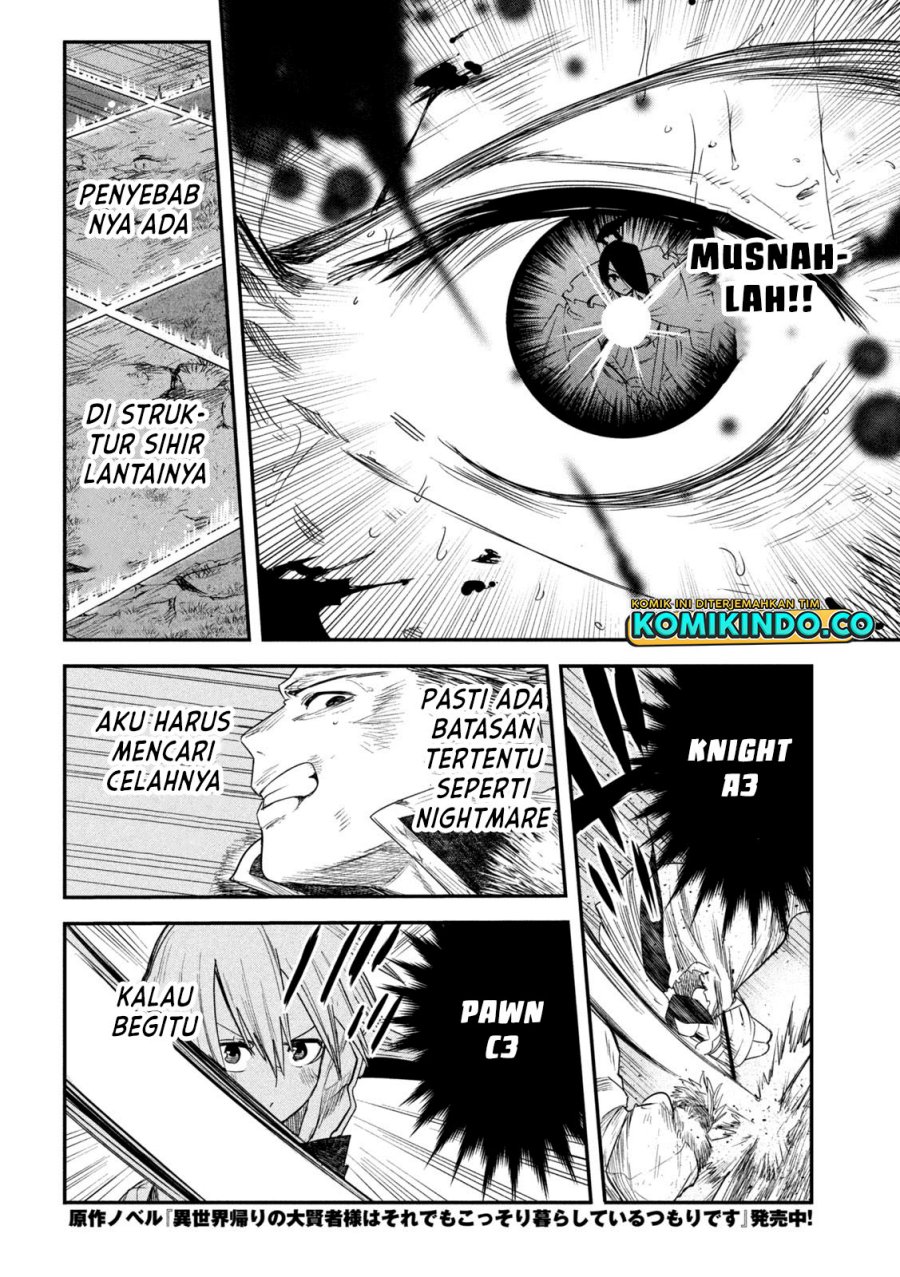 Isekai Kaeri no Daikenja-sama wa Sore Demo Kossori Kurashite Iru Tsumori desu Chapter 23 Gambar 14