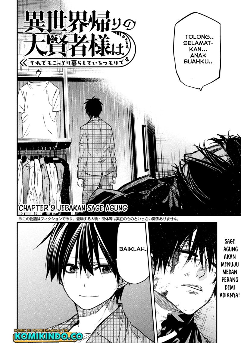 Isekai Kaeri no Daikenja-sama wa Sore Demo Kossori Kurashite Iru Tsumori desu Chapter 09 Gambar 3