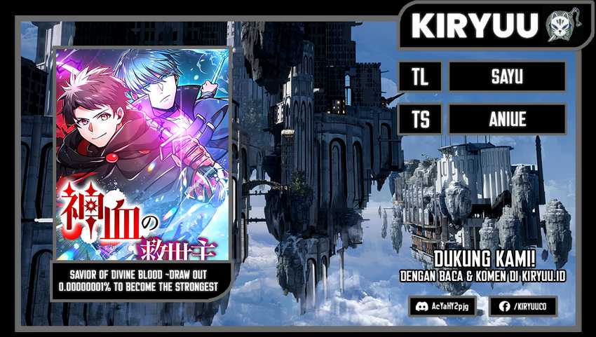 Baca Komik Savior of Divine Blood ~Draw Out 0.00000001% to Become the Strongest~ Chapter 01 Gambar 1