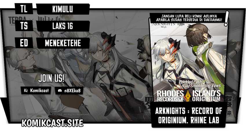 Baca Komik Rhodes Island’s Records Of Originium – Rhine Lab Chapter 01.2 Gambar 1