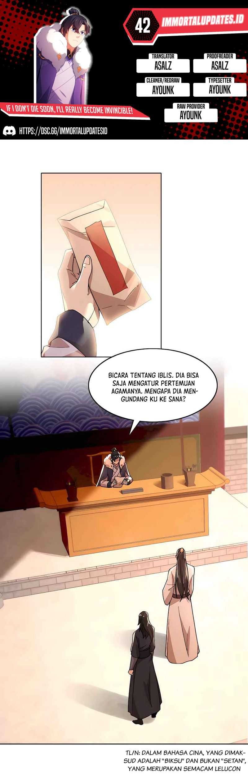 Baca Komik If I Don’t Die, I’ll Be Invincible Chapter 42 Gambar 1