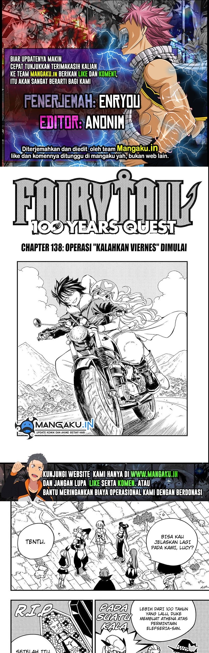 Baca Komik Fairy Tail: 100 Years Quest Chapter 138 Gambar 1