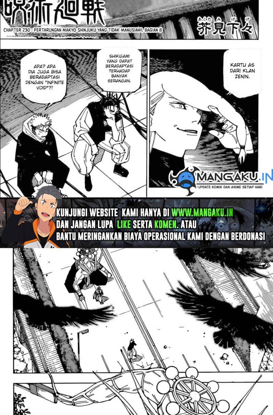 Baca Manga Jujutsu Kaisen Chapter 230 Gambar 2