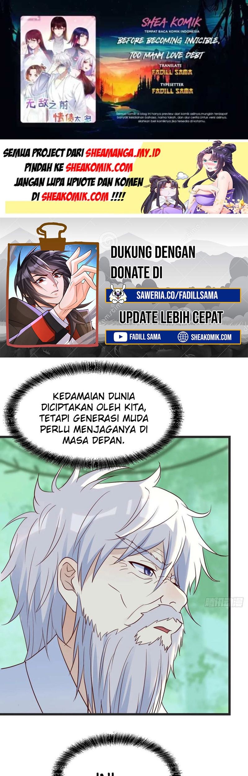 Baca Komik Before Becoming Invincible, Too Many Love Chapter 79 Gambar 1