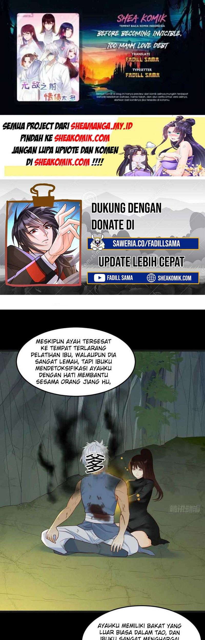 Baca Komik Before Becoming Invincible, Too Many Love Chapter 78 Gambar 1