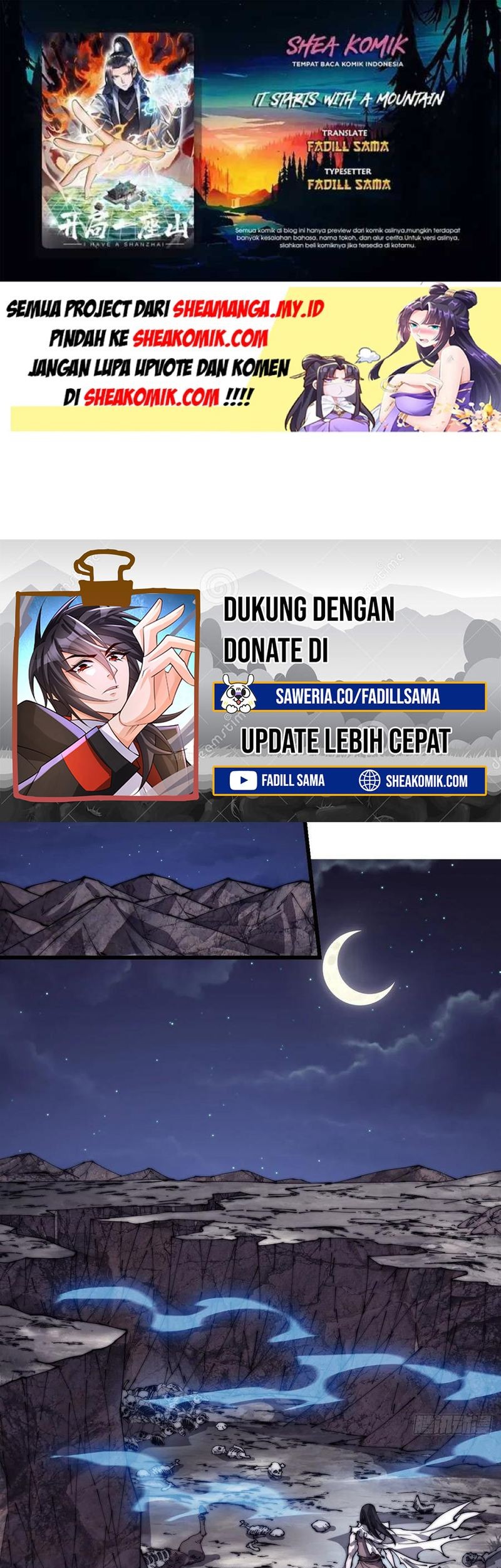 Baca Komik It Starts With A Mountain Chapter 393 Gambar 1