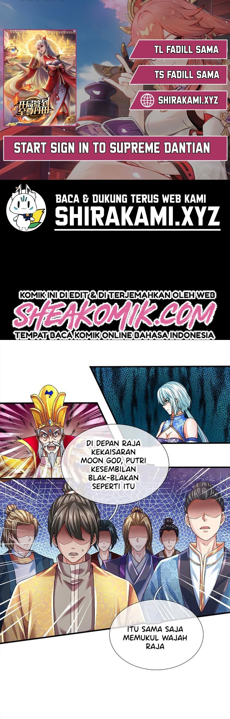 Baca Komik Star Sign In To Supreme Dantian Chapter 219 Gambar 1