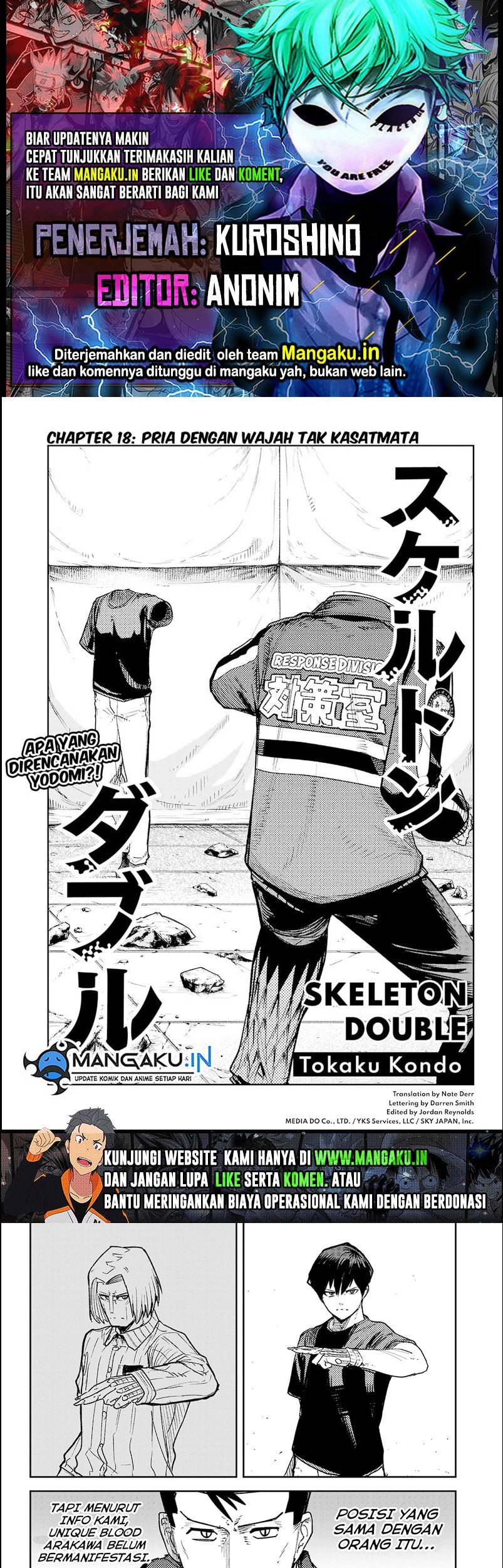 Baca Komik Skeleton Double Chapter 18 Gambar 1