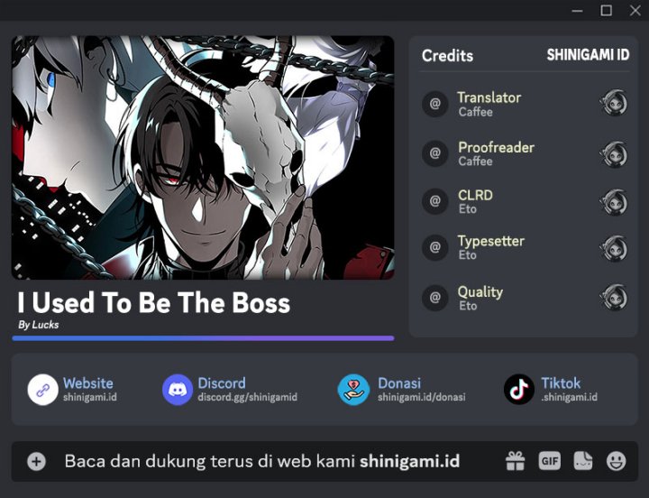 Baca Komik I Used To Be The Boss Chapter 40 Gambar 1