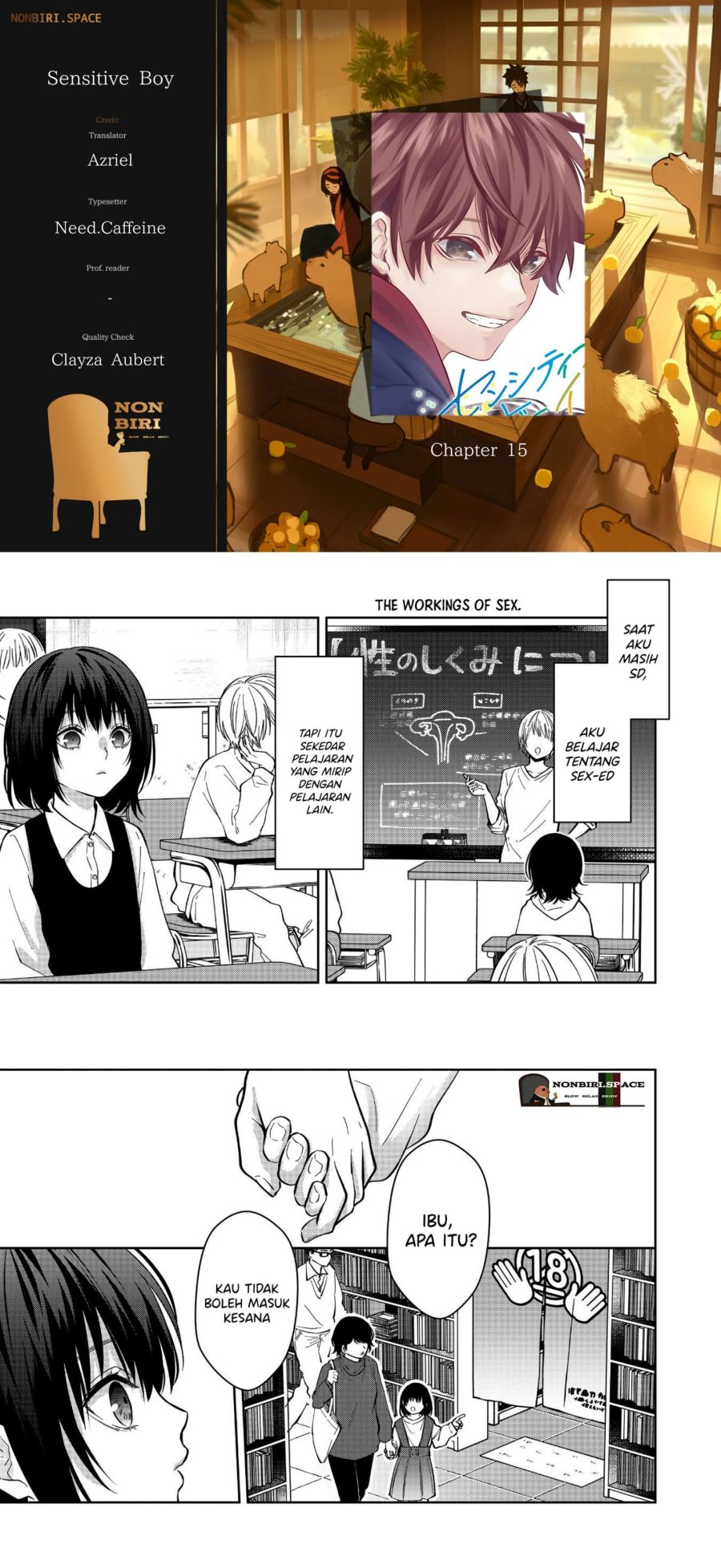 Baca Komik Sensitive Boy Chapter 15 Gambar 1