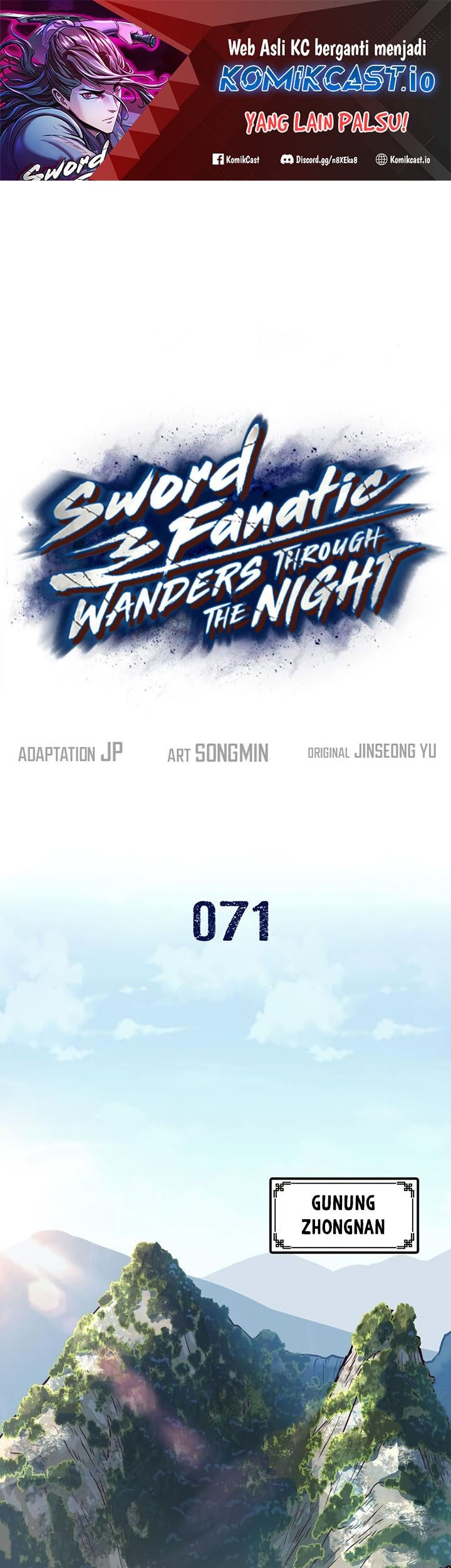 Baca Manhwa Sword Fanatic Wanders Through The Night Chapter 71 Gambar 2