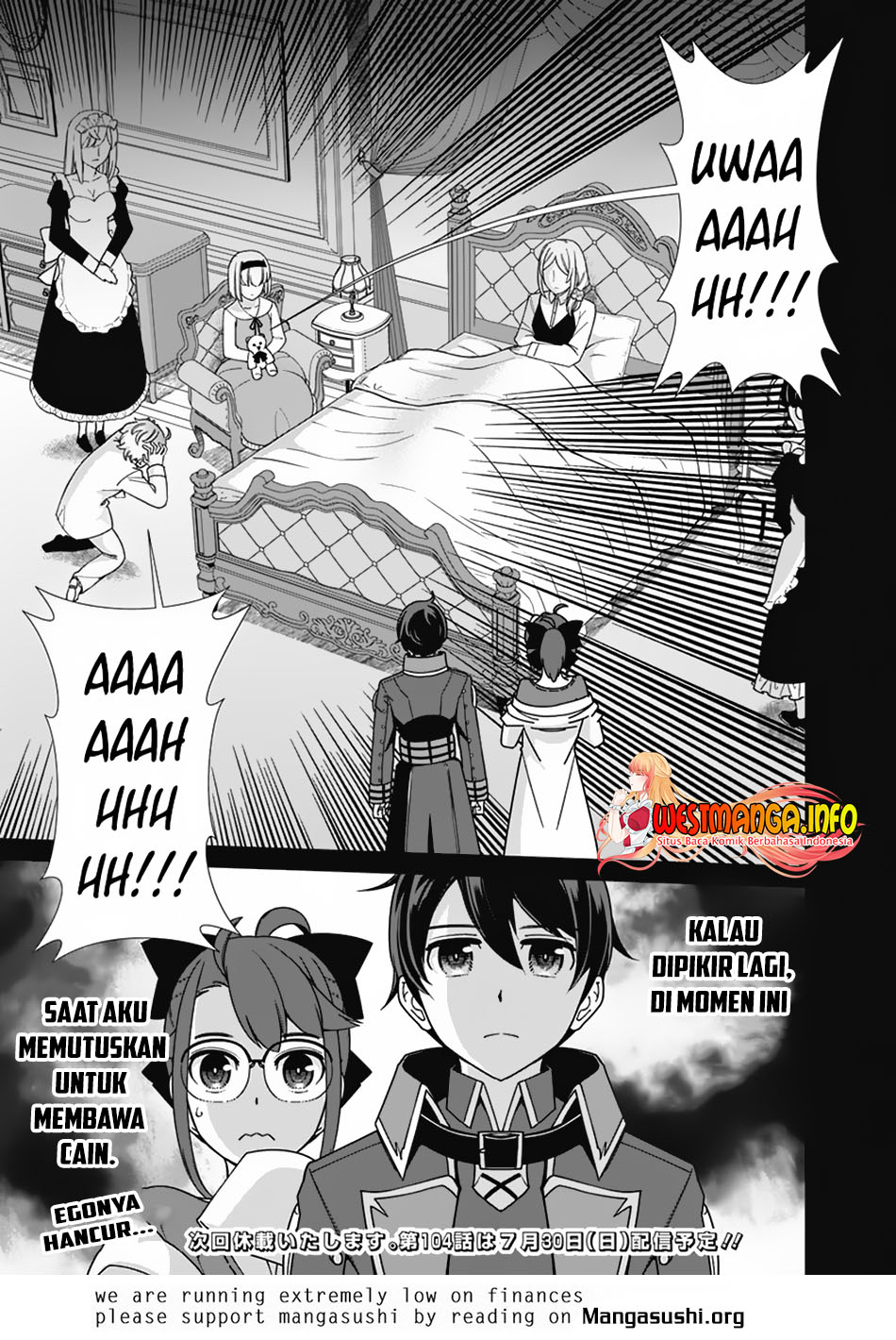 Rettou Me no Tensei Majutsushi Shiitage Rareta Moto Yuusha wa Mirai no Sekai o Yoyuu de Ikinuku Chapter 103 Gambar 24