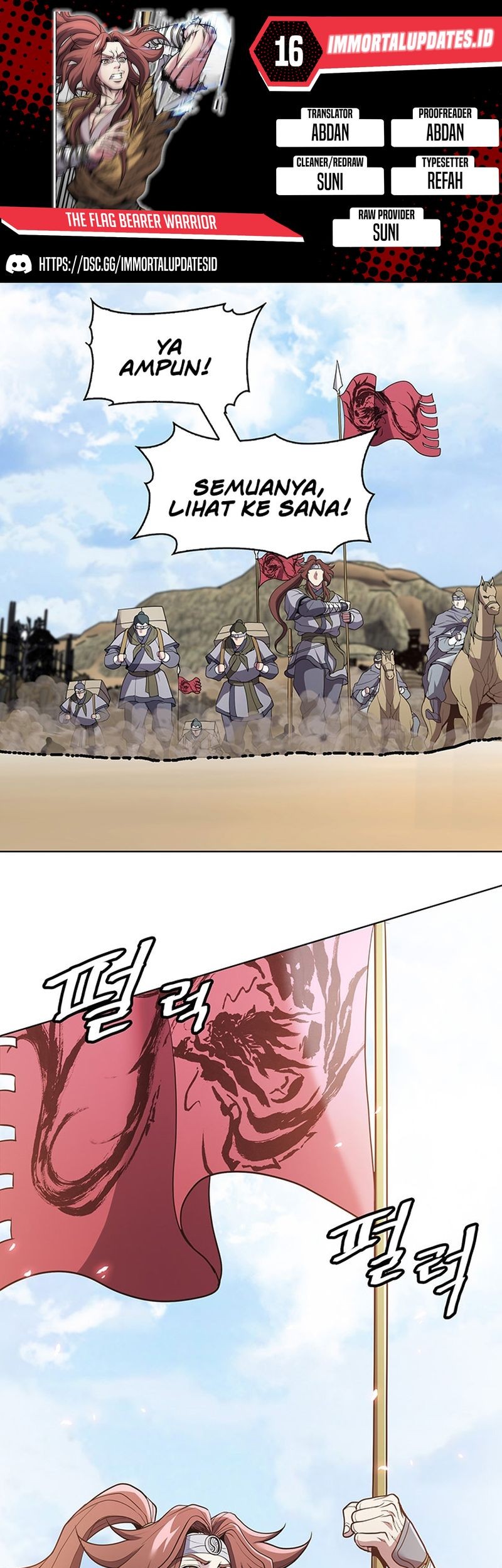Baca Komik The Flag Bearer Warrior Chapter 16 Gambar 1