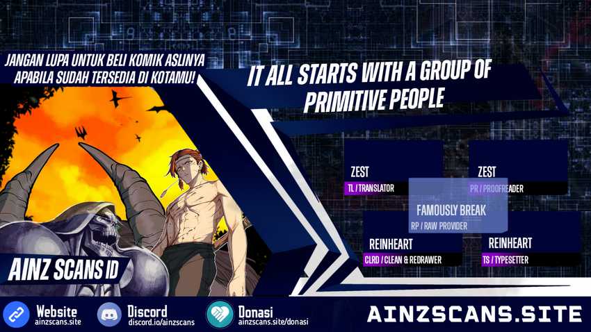 Baca Komik It All Starts With A Group Of Primitive People Chapter 19 Gambar 1