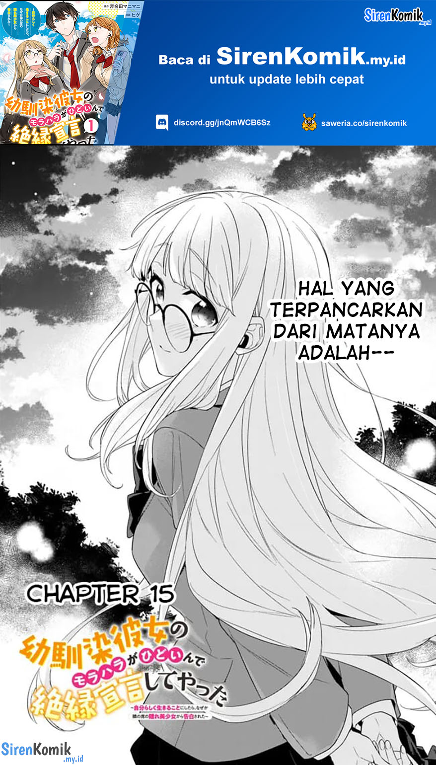 Baca Manga Osananajimi Kanojo no Morahara ga Hidoin de Zetsuen Sengen shite Yatta Chapter 15 Gambar 2