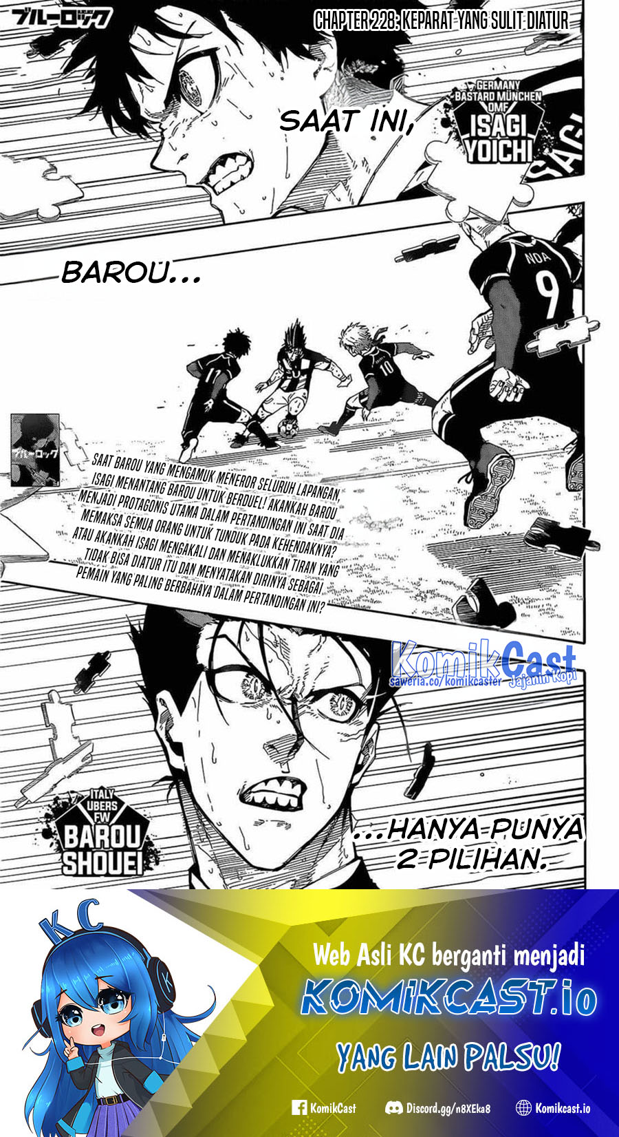 Baca Manga Blue Lock Chapter 228 Gambar 2
