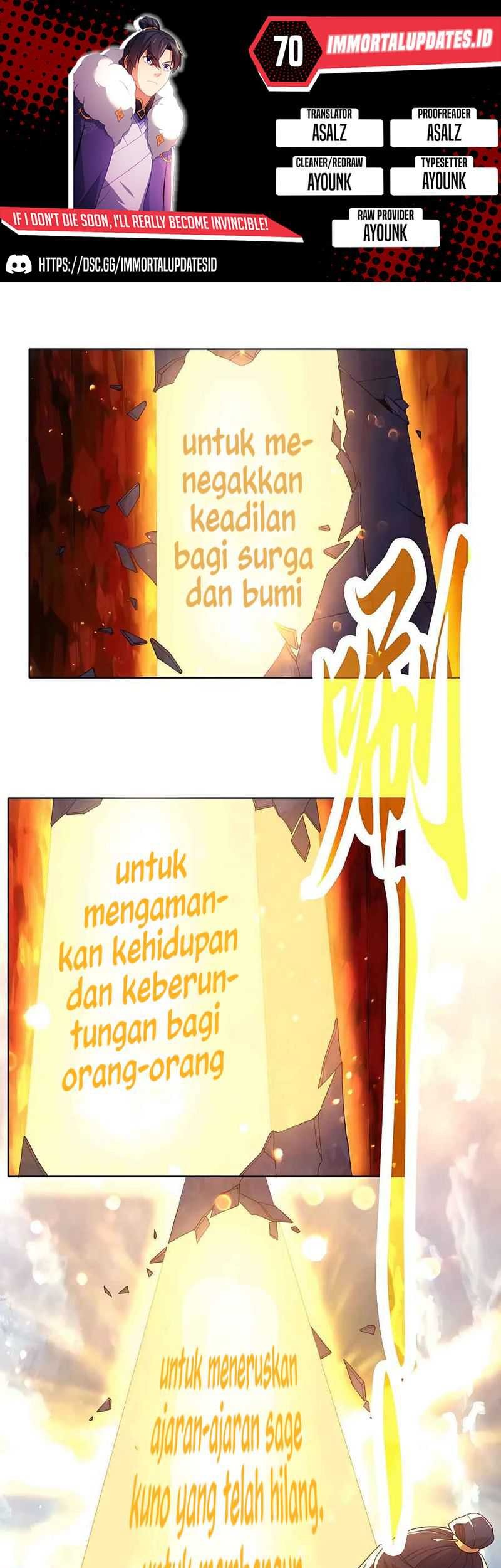 Baca Komik If I Don’t Die, I’ll Be Invincible Chapter 70 Gambar 1