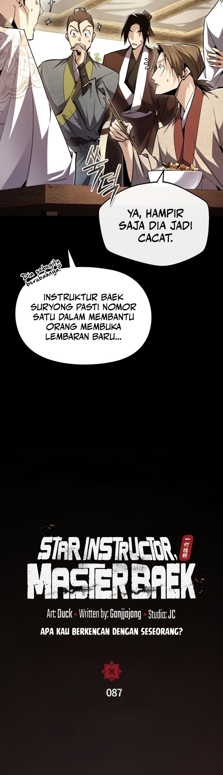 Number One Star Instructor Master Baek Chapter 87 Gambar 7