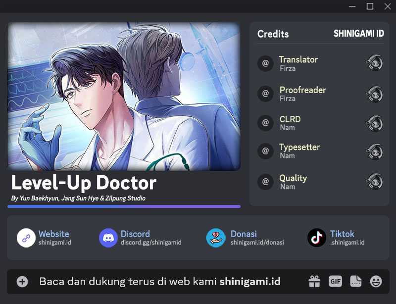 Komik Level-Up Doctor Chapter 74 gambar nomor 1