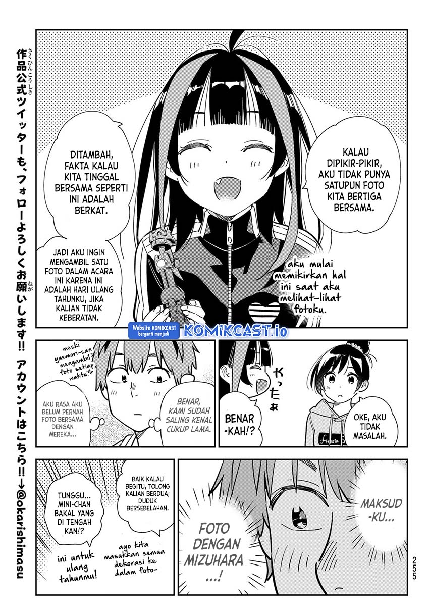 Kanojo Okarishimasu Chapter 286 Gambar 17