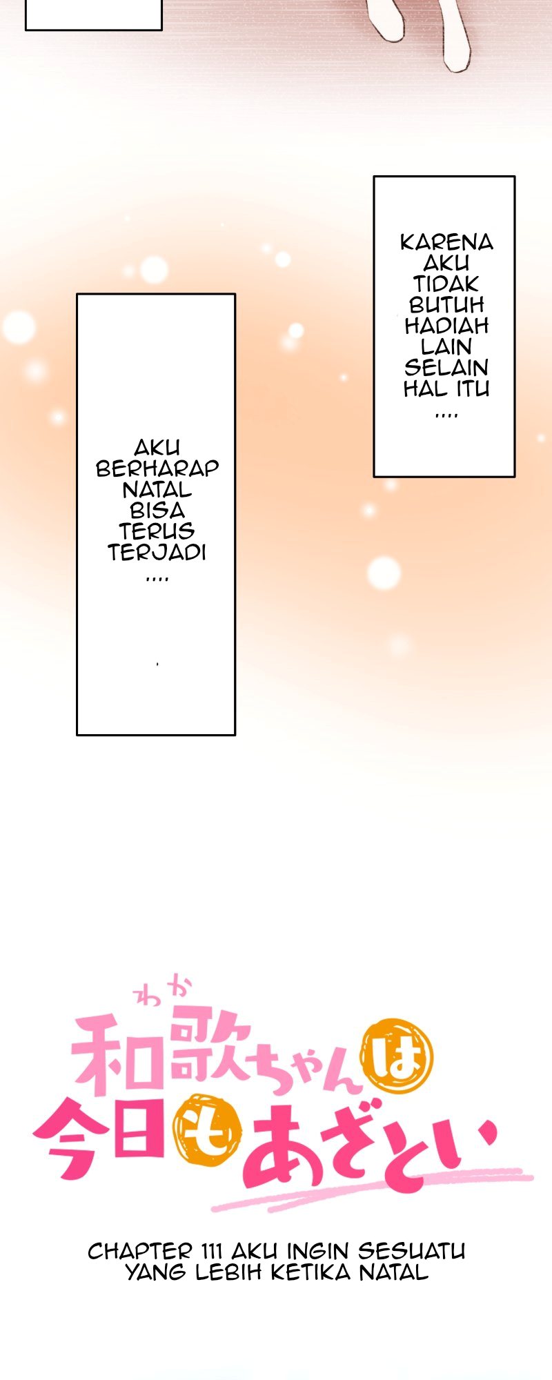 Waka-chan Is Flirty Again Chapter 111 Gambar 4