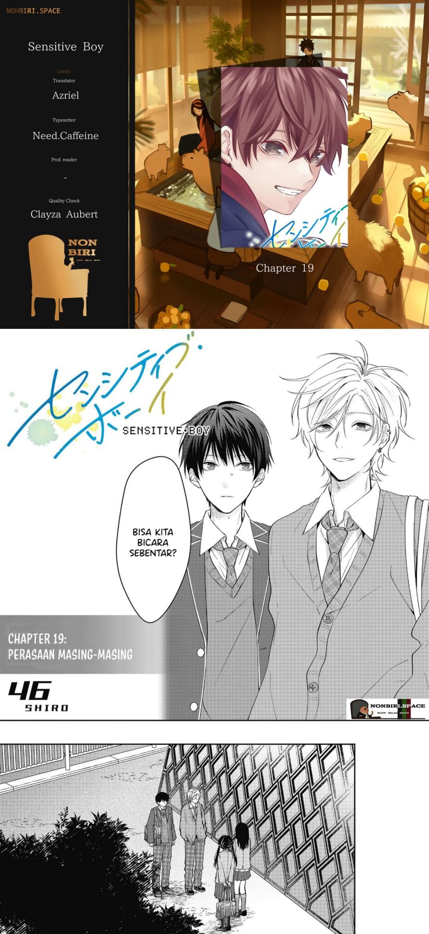 Baca Komik Sensitive Boy Chapter 19 Gambar 1