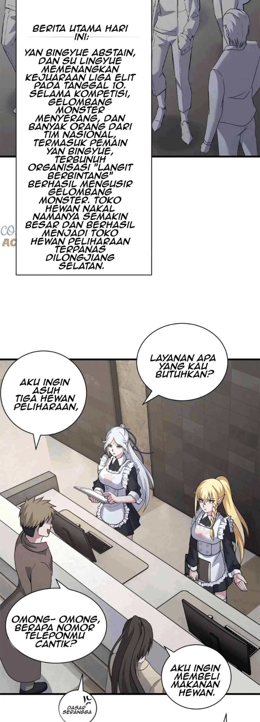 Super God Pet Shop Chapter 106 Gambar 35
