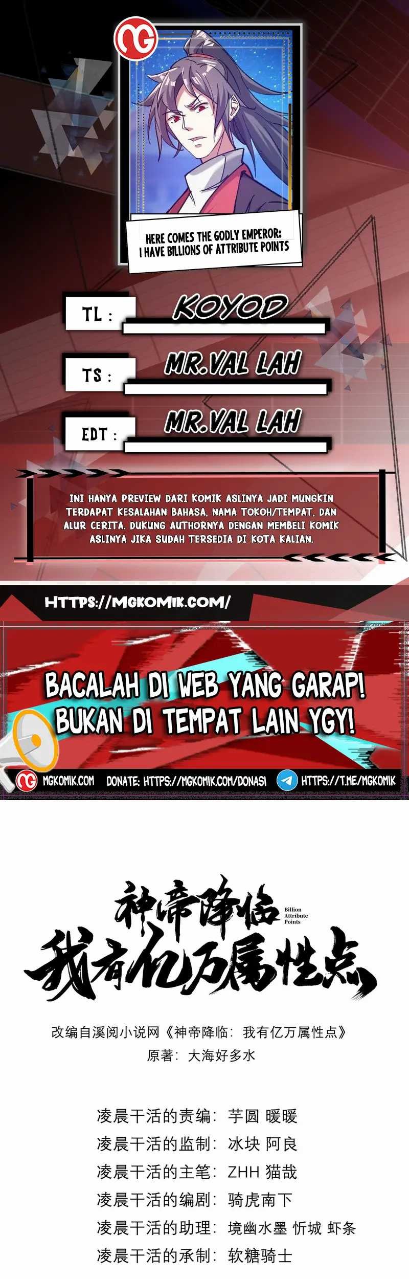 Baca Komik God Emperor Descends I have Billions of Attribute Points Chapter 38 Gambar 1