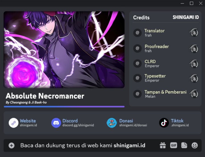 Baca Komik Absolute Necromancer Chapter 27 Gambar 1