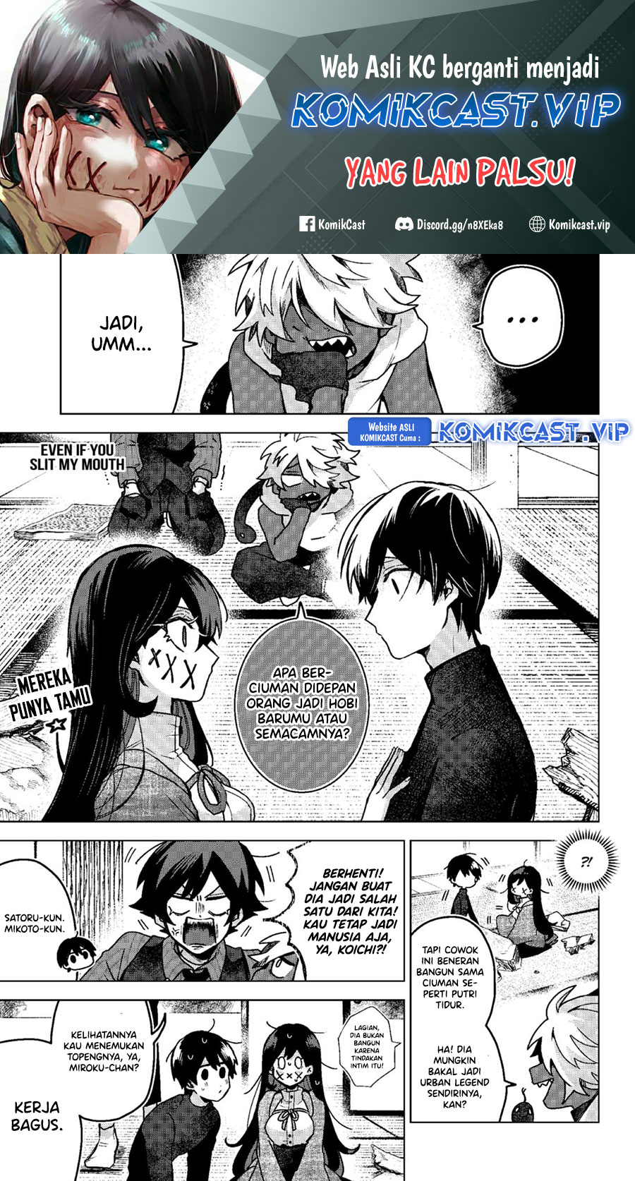 Baca Manga Kuchi ga Saketemo Kimi ni wa Chapter 69 Gambar 2