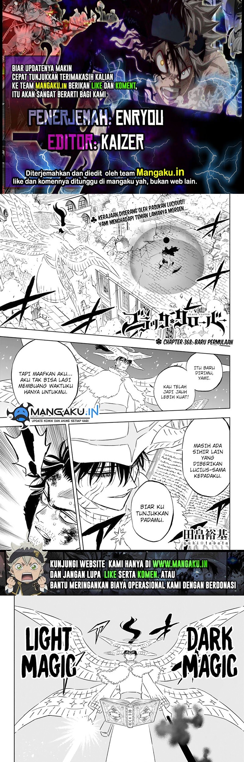 Baca Komik Black Clover Chapter 368 Gambar 1