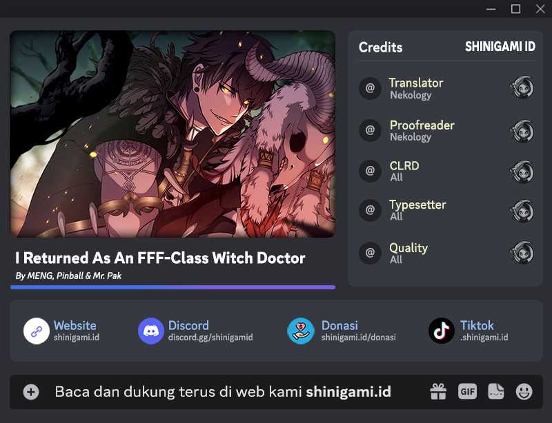 Baca Komik I Returned As An FFF-Class Witch Doctor Chapter 35 Gambar 1